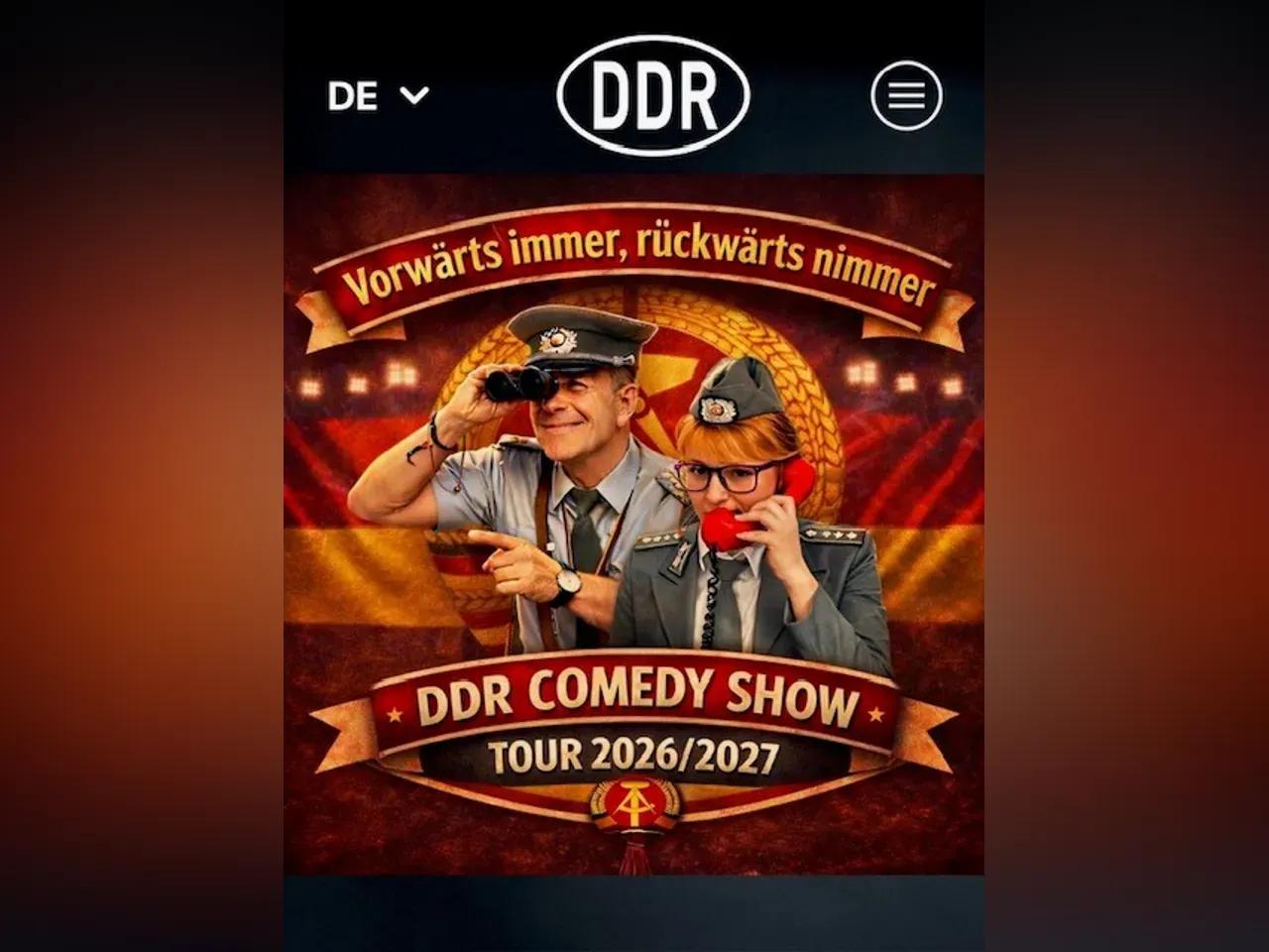 Vorwärts immer, rückwärts nimmer - DDR Comedy Tour 2026/27