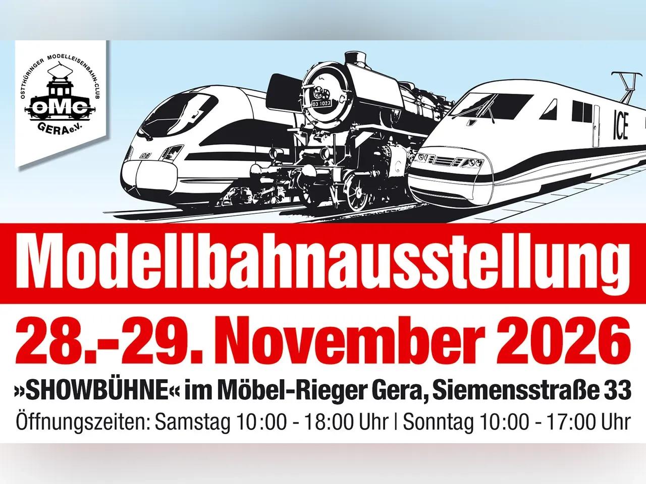 Große Bühne für kleine Bahn – Modelleisenbahn-Ausstellung des OMC Gera