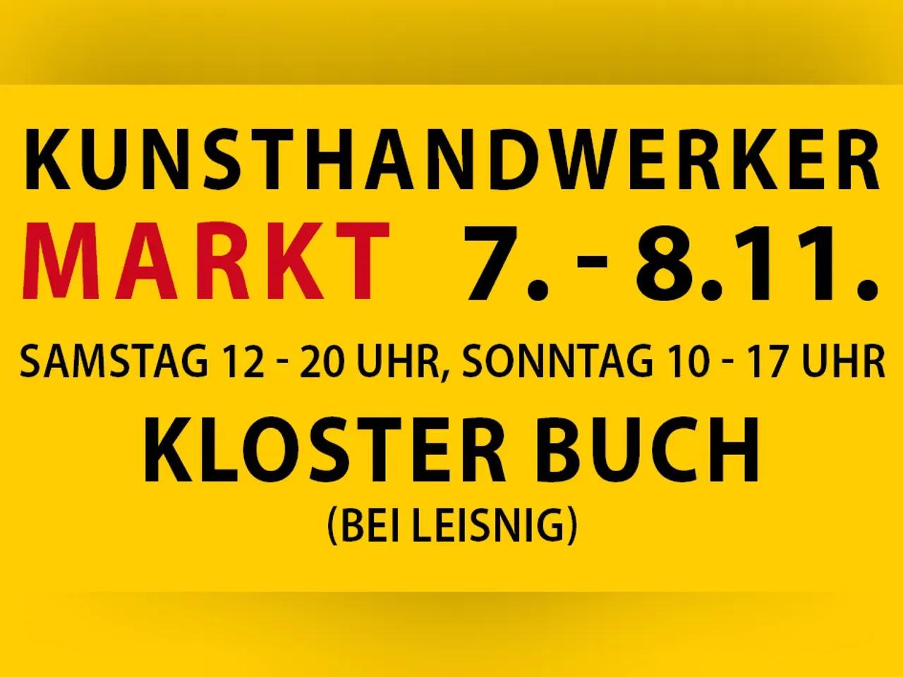 Markt der Kunsthandwerker im Kloster Buch