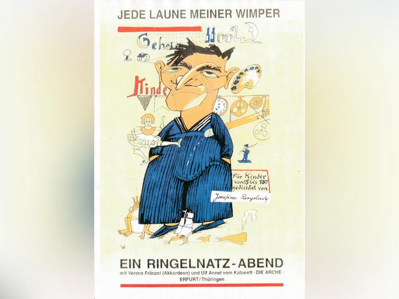 „Jede Laune meiner Wimper…“ – Ein Ringelnatz-Abend mit Ulf Annel und Verena Fränzel